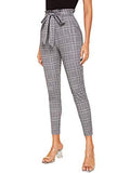 Women's Stretchy Workwear Office Skinny Pants with Belt - Easy Pickins Store