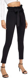 Women's Stretchy Workwear Office Skinny Pants with Belt - Easy Pickins Store