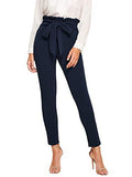 Women's Stretchy Workwear Office Skinny Pants with Belt - Easy Pickins Store