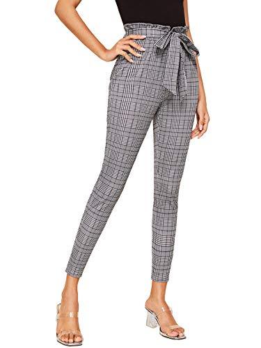 Women's Stretchy Workwear Office Skinny Pants with Belt - Easy Pickins Store
