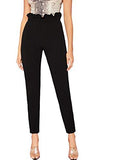 Women's Stretchy Workwear Office Skinny Pants with Belt - Easy Pickins Store