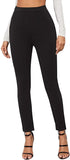 Women's Stretchy Workwear Office Skinny Pants with Belt - Easy Pickins Store