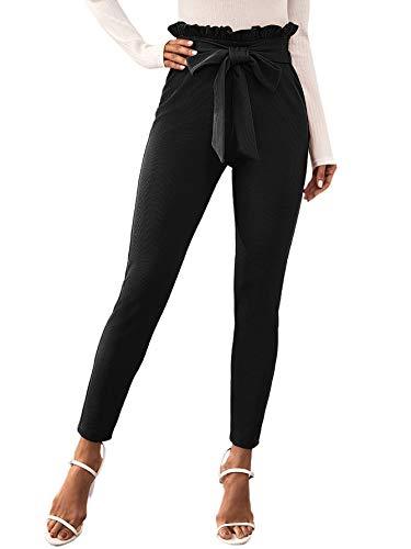 Women's Stretchy Workwear Office Skinny Pants with Belt - Easy Pickins Store