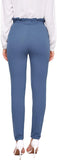 Women's Stretchy Workwear Office Skinny Pants with Belt - Easy Pickins Store