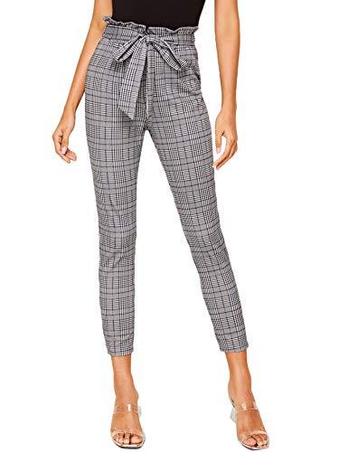 Women's Stretchy Workwear Office Skinny Pants with Belt - Easy Pickins Store