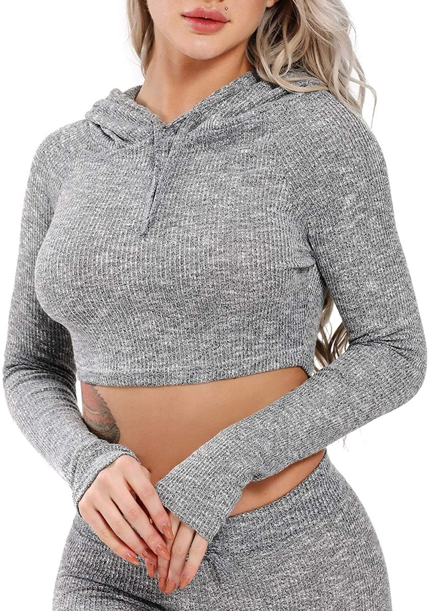 Women's Yoga Gym Crop Top Compression Workout Athletic Short/Long Sleeve Shirt - Easy Pickins Store