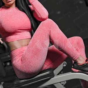 Women's Yoga Gym Crop Top Compression Workout Athletic Short/Long Sleeve Shirt - Easy Pickins Store
