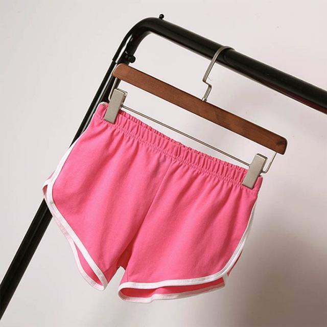 Workout Waistband Skinny Shorts - Easy Pickins Store